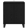 vidaXL Sideboard Black Oak 60 x 35 x 70 cm Engineered Wood