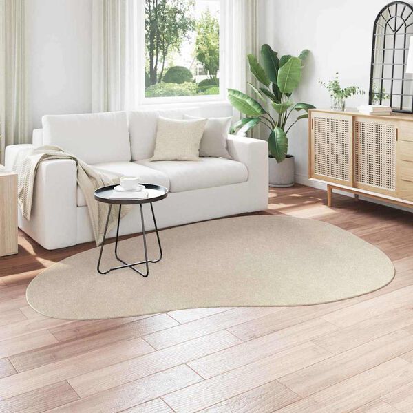 vidaXL Carpet Folding HUARTE Beige 160 x 230 cm Polyester