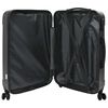 vidaXL Suitcase with Lock 3 pcs Dark Grey 50 x 31 x 78 cm ABS Plastic