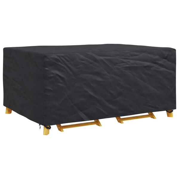 vidaXL Furniture Cover Plain Black 240 x 180 x 100 cm 600D