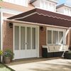 vidaXL Automatic Retractable Awning Brown 600x300 cm