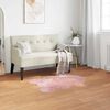 vidaXL Faux Sheepskin Rug Tafalla Pink 80 x 120 cm Polyester