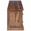 vidaXL TV Stand with Drawer Natural 110 x 30 x 40 cm Solid Teak Wood