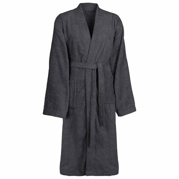 vidaXL Bathrobe KINN Anthracite S Cotton