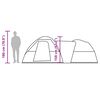 vidaXL Camping Tent 5-Person Grey and Orange Waterproof