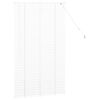 vidaXL Window Blind with Curtains Manual White Aluminium