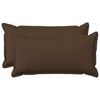 vidaXL Cushion Cover 2 pcs HOUTEN Brown 40 x 70 cm Faux Linen