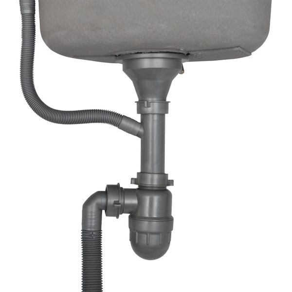 Round Sink Stainless Steel 43cm With Drain