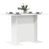 vidaXL Dining Table White 110 x 60 x 75 cm Engineered Wood