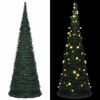 vidaXL Pop-up String Artificial Pre-lit Christmas Tree Green 180 cm