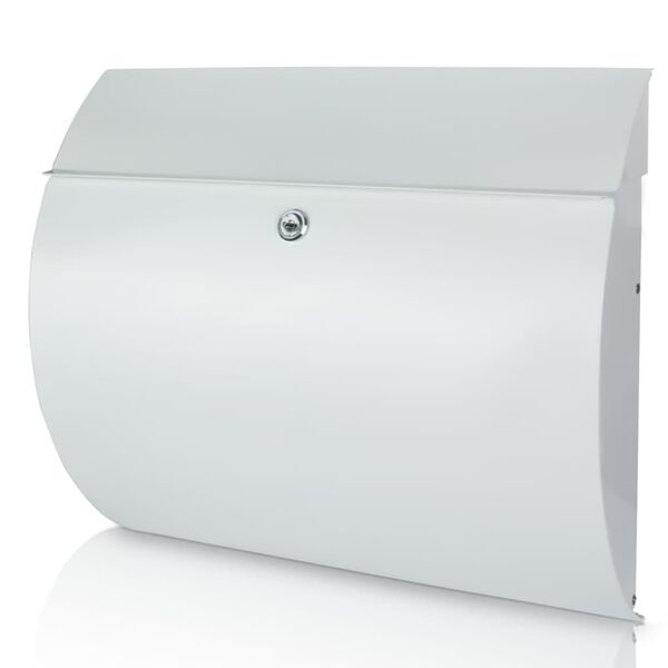 BURG-W&Auml;CHTER Letterbox Toscana 856 W Steel White