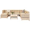 vidaXL 8 Piece Garden Sofa Set Solid Wood Pine
