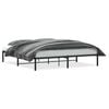 vidaXL Metal Bed Frame without Mattress Black 183x213cm