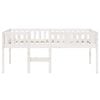 vidaXL Children's Bed without Mattress White 90x190 cm Solid Wood Pine