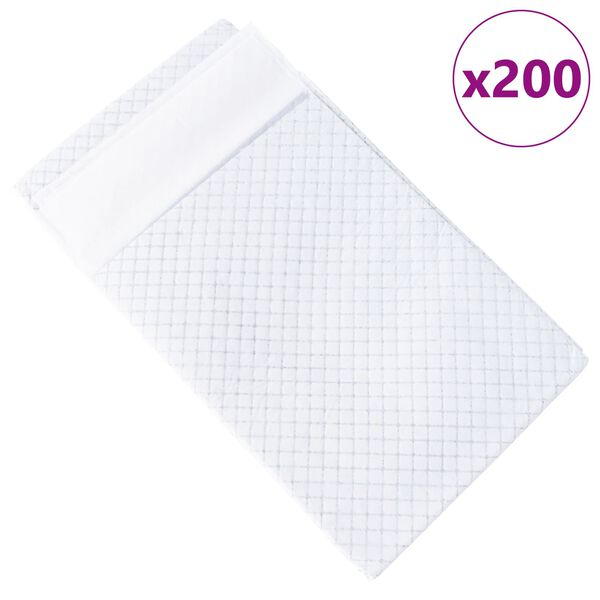 vidaXL Non-woven Fabric Pet Training Pad 200 pcs 120 x 80 cm