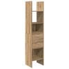 vidaXL Book Cabinet Artisan oak 40 x 35 x 180 cm Engineered wood