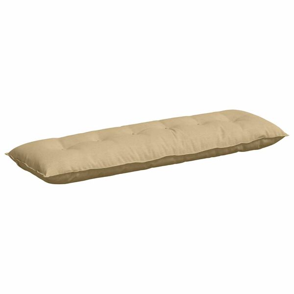 vidaXL Back Pillow Grey Green 160 x 50 cm Corduroy Fabric
