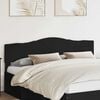 vidaXL Headboard Black Oak 200 cm Engineered wood