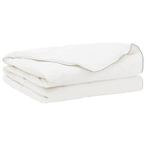 vidaXL Duvet FULDA 220 x 260 cm Summer 100 GSM 90% Goose Down White