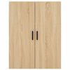 vidaXL Wall Mounted Cabinet Sonoma Oak 69.5x34x90 cm