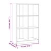 vidaXL Bookcase 70x33x110 cm Solid Wood Pine