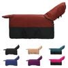 vidaXL Horse Blanket Bordeaux and Black 105 cm Polyester