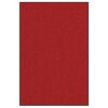 vidaXL Doormat Red and Black 120 x 180 cm 100% Polyamide