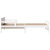 vidaXL Bed Frame with Headboard White 80 x 200 cm Engineered Wood