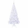 vidaXL Artificial Christmas Tree with Stand White 180 cm PVC and Steel
