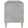 vidaXL Record Cabinet Concrete Grey 84.5x38x48 cm Engineered Wood