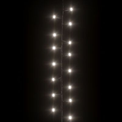 vidaXL Compact LED String with 400 LEDs Cold White 13 m PVC