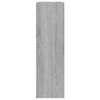 vidaXL Shoe Cabinet Grey Sonoma 63x24x81 cm Engineered Wood
