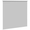 vidaXL Roller Blind Blackout Light Grey 145x130 cm Fabric Width 141.6 cm Polyester