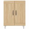 vidaXL Highboard Sonoma Oak 69.5x34x180 cm Engineered Wood