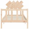 vidaXL Bed Frame without Mattress 90x200 cm Solid Wood Pine