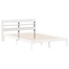 vidaXL Headboard with Shelves White 150 cm Solid Wood Pine