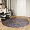 vidaXL Rug Washable Grey &Oslash; 200 cm