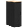 vidaXL Garage Storage Cabinet Black 30x51x85 cm Solid Wood Pine