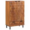 vidaXL Highboard Acacia Brown Finish 60 x 33 x 100 cm Solid Mango Wood