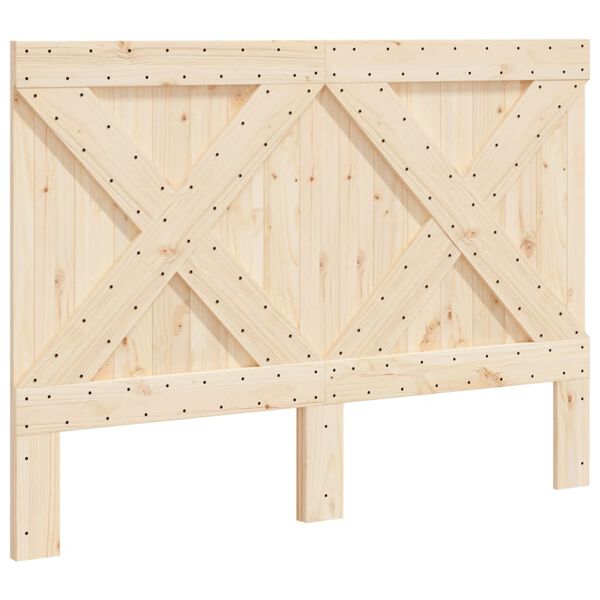 vidaXL Headboard 140x104 cm Solid Wood Pine