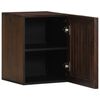 vidaXL Bathroom Wall Cabinet 38x34x48 cm Brown Solid Wood Mango