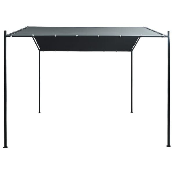 vidaXL Gazebo Pavilion Tent Canopy 3x3 m Steel Anthracite