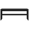 vidaXL TV Cabinet Black 100x40x40 cm Engineered Wood