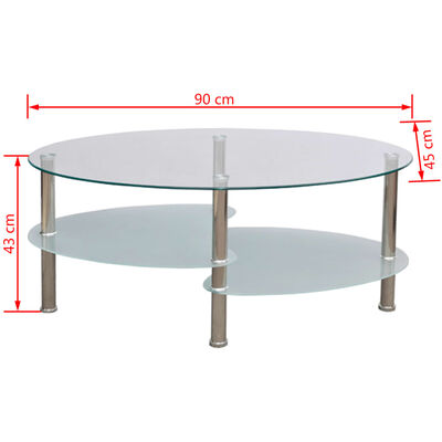 vidaXL Coffee Table with Exclusive Design White