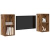 vidaXL TV Cabinet Set 2 pcs Old Wood 37 x 37 x 72 cm Engineered Wood