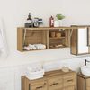 vidaXL Bathroom Wall Cabinet Artisan Oak 100x25x40 cm Engineered Wood
