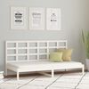 vidaXL Day Bed without Mattress White 80x200 cm Solid Wood Pine