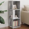 vidaXL Corner Cabinet Concrete Grey 33x33x100 cm Engineered Wood