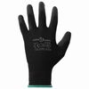 vidaXL Work Gloves 12 pcs Black 11 / XXL Polyester