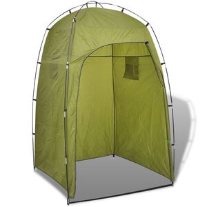 vidaXL Shower/WC/Changing Tent Green